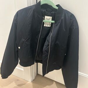Abercrombie & Fitch Black Bomber Jacket